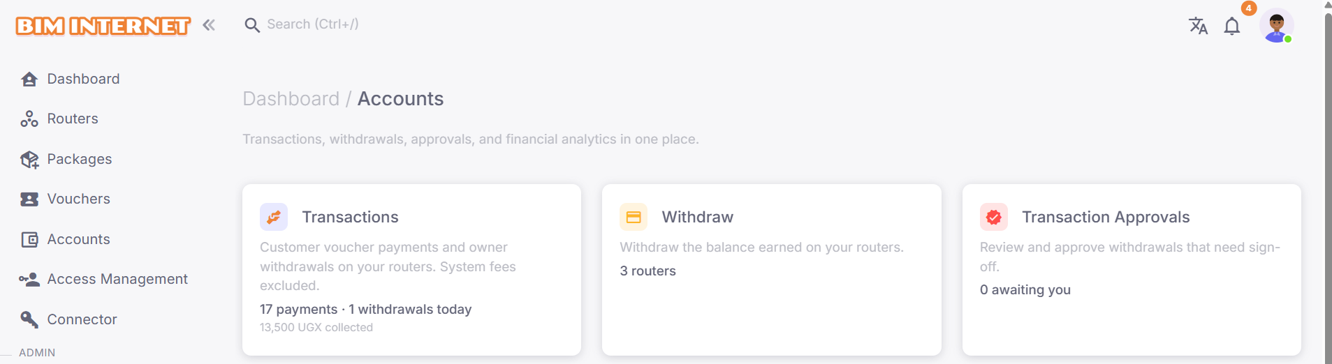 Withdraw Charges